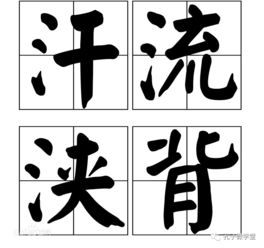 汗流浃背读音是什么