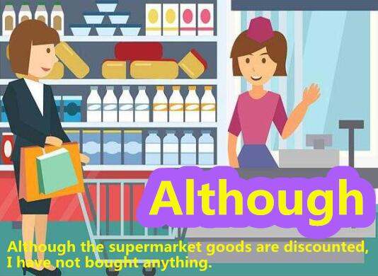 although的用法及例句，although though用法