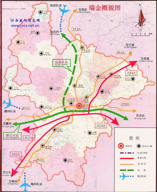 瑞金到杭州最近的路线地图