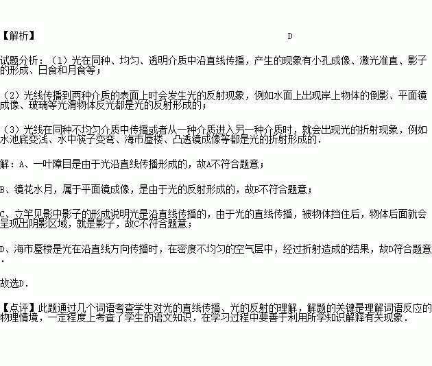 光可以组什么词?