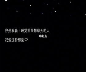 深夜很甜很撩人的暖心告白情话