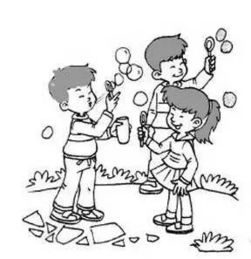 《夏天》看图写话图片，看图写话