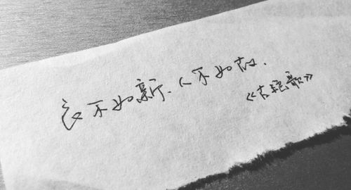 衣不如新,人不如故。