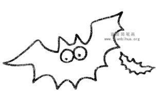 蝙蝠怎么画简笔画