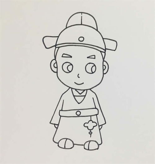 简笔画诗人怎么画