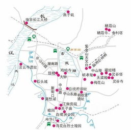 南京地图区域划分图，南京地图旅游地图高清版