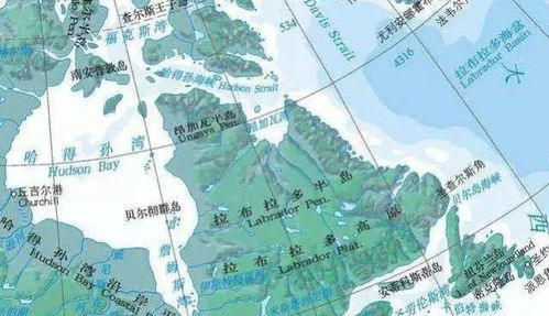 拉布拉多半岛地图，拉布拉多半岛和拉布拉多狗的关系