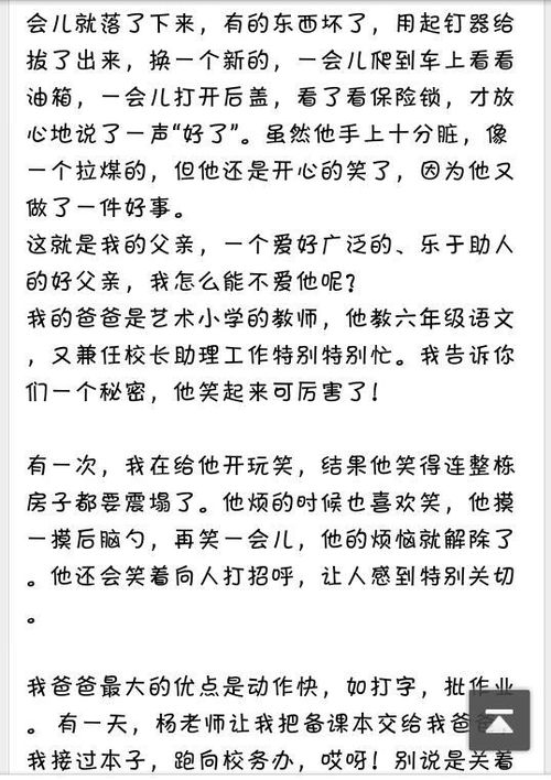 我和我的父亲作文600字，我的父亲作文600字优秀作文