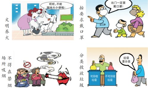 校园不文明行为图片，社区不文明行为图片