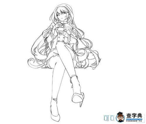 美少女的画法正版，美少女的画法加颜色