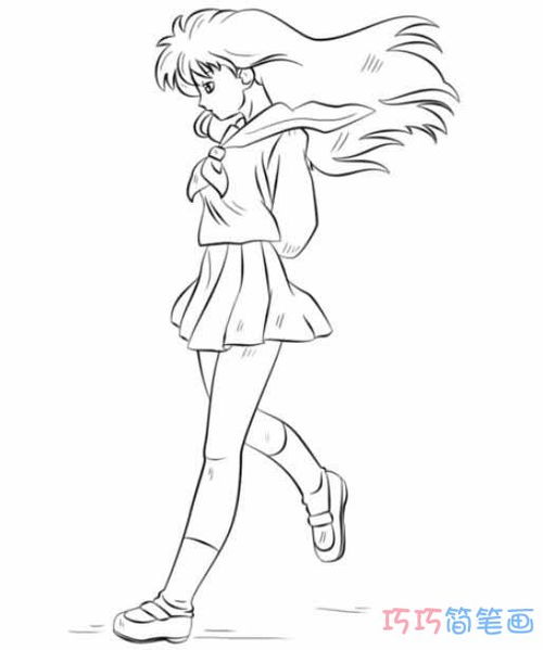 美少女裙子如何画