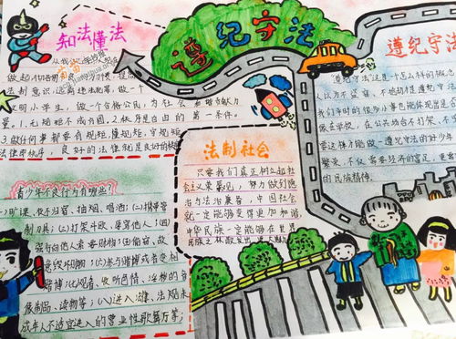 守法手抄报主要内容