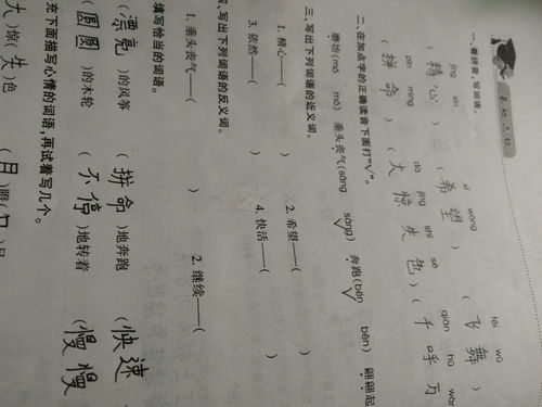 笔直的反义词是什么