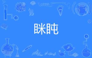 盹的拼音