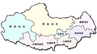 西藏行政区划地图，西藏行政区划调整