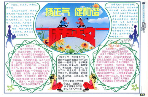 廉洁文化手抄报内容有哪些?