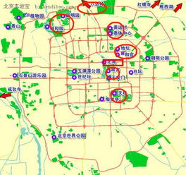 北京市地图高清大图，中国北京市地图