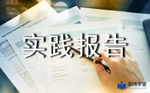 社会实践报告300字6篇，暑假社会实践报告300字