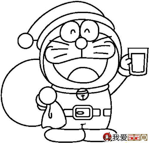 机器猫的简笔画是怎样的?