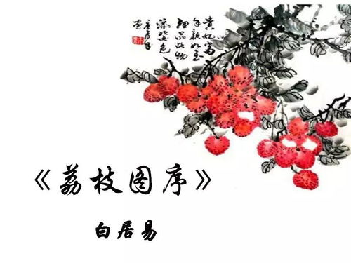 荔枝图序原文，荔枝图序白居易原文