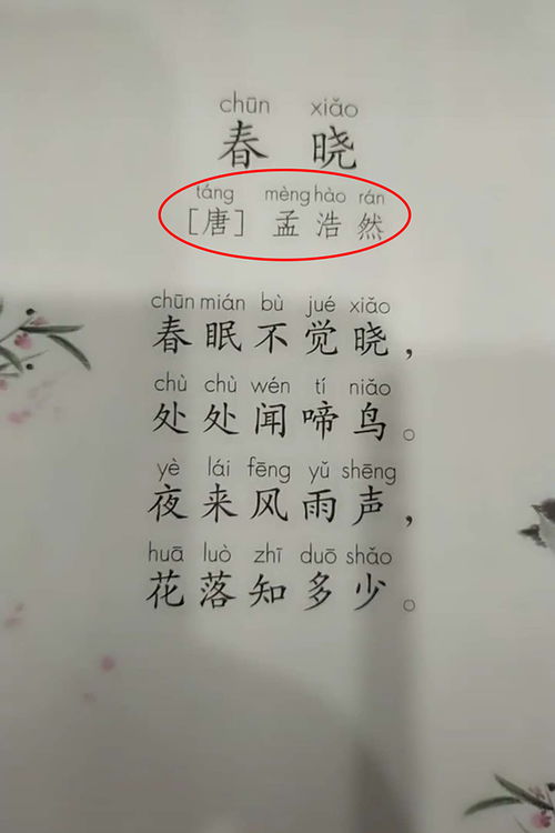 春晓的作者是什么，春晓的作者是孟浩然吗