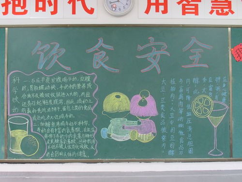 食品安全黑板报图片高中，食品安全黑板报图片粉笔版