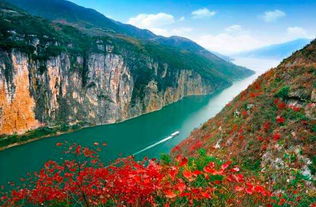 长江三峡中的瞿塘峡