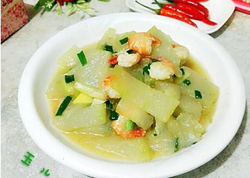 冬瓜的做法大全家常菜图片，虾仁冬瓜的做法大全家常菜