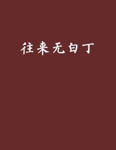 鸿儒往来无白丁是什么意思，往来无白丁是什么意思网络