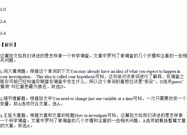 investigatement，investigate中文