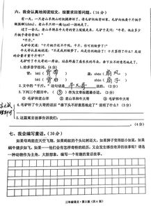 三年级试卷语文，三年级试卷电子版免费数学