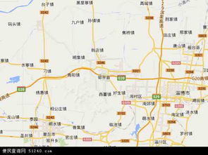从地图看烟台在邹平哪个方向