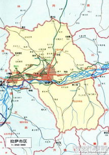 拉萨旅游地图