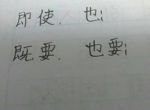 用既…也造句?