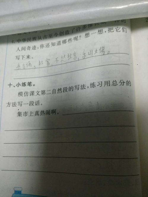 用总分结构写一段话四年级下册，用总分结构写一段话三年级