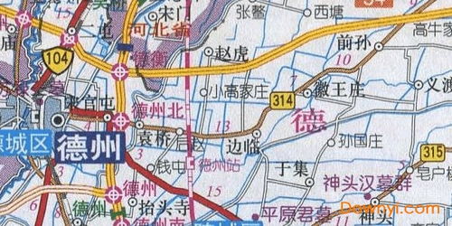 济南地图景点，济南地图济南市区地图
