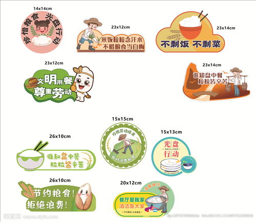 节约粮食的标语图片，有关节约粮食的标语