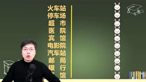公共场所英文单词