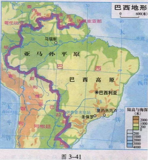 巴西地形以什么为主,地势特点是什么，巴西地形地势