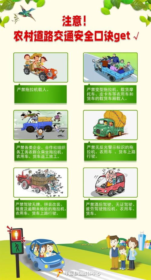 交通安全小口诀?