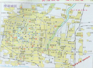 菏泽地图全图各市各县，山东菏泽地图