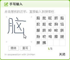 手写查生字读音