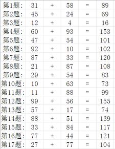 四年级数学题口算100道带答案，四年级下册数学口算100道带答案