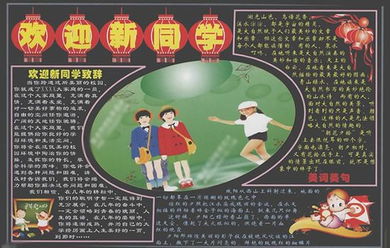 开学的黑板报内容
