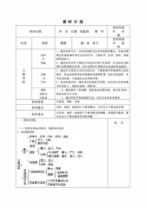 高中物理教案范文三篇