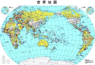 世界地图全图电子版，世界地图全图高清版可缩放