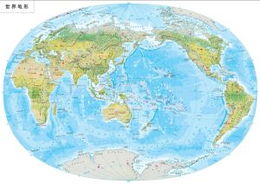 中国地理地形分布图和各地的海拔高度?