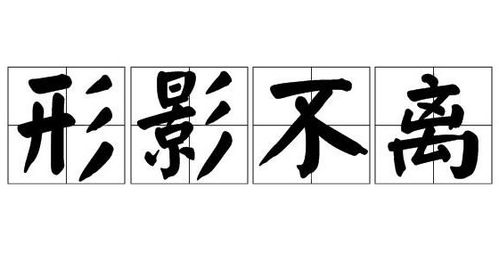 形影不离的意思是什么 标准答案，形影不离的意思解释词语