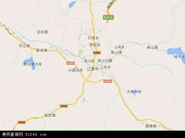 辽宁省辽源市地图，辽源市地图百度地图