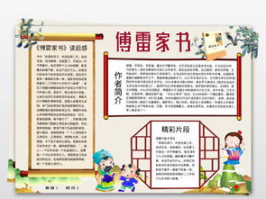 关于傅雷家书的手抄报,既简单又美观，关于傅雷家书的手抄报图片